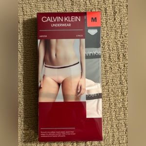 Calvin Klein underwear women’s hipster 3 pack size M